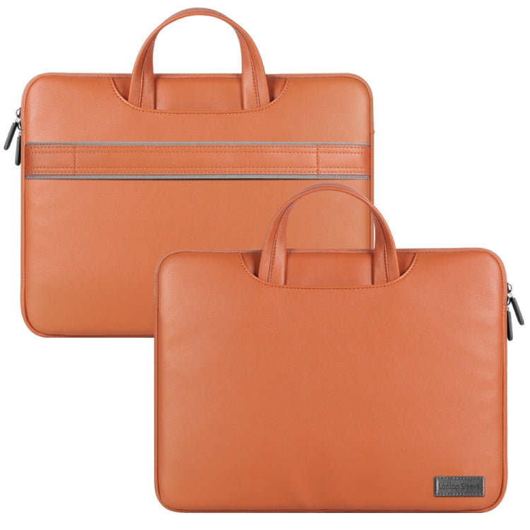 Waterproof PU Laptop Bag Inner Bag with Power Pack, Size:15 inch(Brown) - Other by PMC TechLife | Online Shopping South Africa | PMC TechLife | Buy Now Pay Later Mobicred