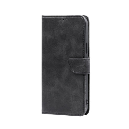 For Blackview A52 Calf Texture Buckle Flip Leather Phone Case(Black) - More Brand by PMC Jewellery | Online Shopping South Africa | PMC Jewellery