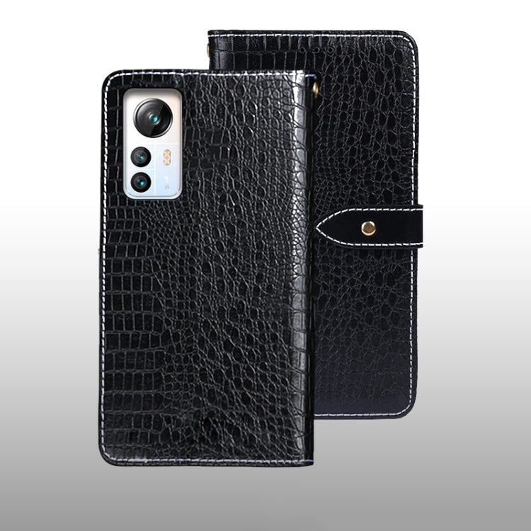 For Blackview A85 idewei Crocodile Texture Leather Phone Case(Black) - More Brand by idewei | Online Shopping South Africa | PMC Jewellery | Buy Now Pay Later Mobicred