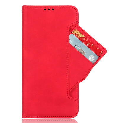 For Blackview A85 Skin Feel Calf Texture Card Slots Leather Phone Case(Red) - More Brand by PMC Jewellery | Online Shopping South Africa | PMC Jewellery | Buy Now Pay Later Mobicred