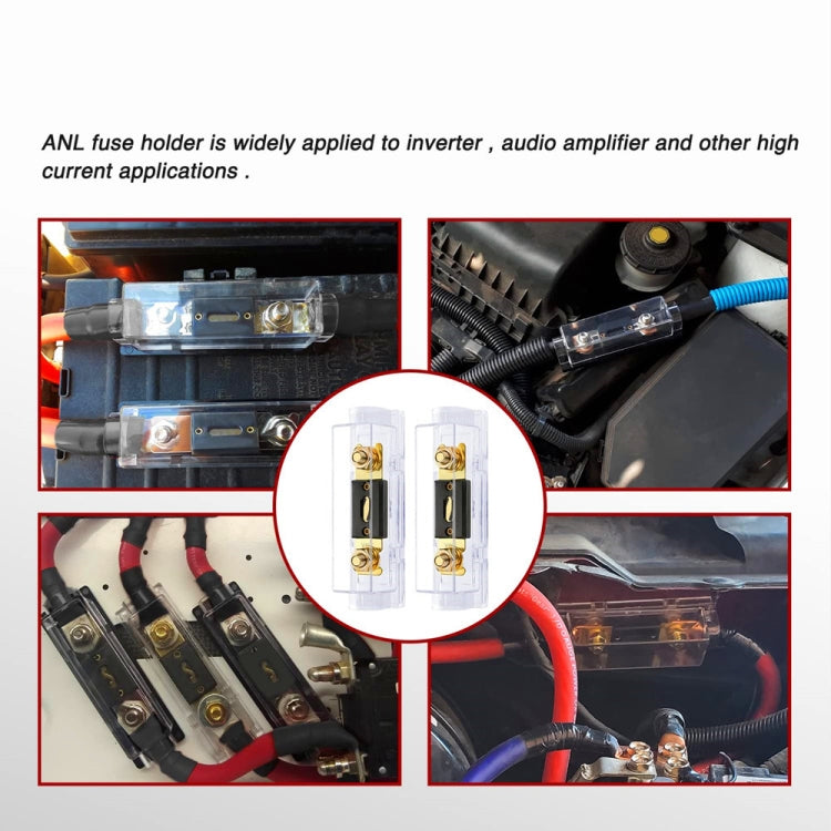2 in 1 ANL Car Fuse Holder Electrical Protection Insulating Cover, Current:100A - Fuse by PMC TechLife | Online Shopping South Africa | PMC TechLife | Buy Now Pay Later Mobicred