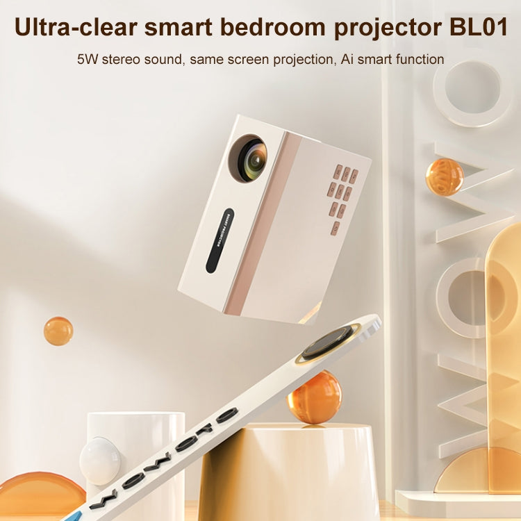 WOWOTO BL01 2.69 inch LCD Display 1280 x 720 HD 100 ANSI Smart LED Projector(US Plug) - LED Projector by WOWOTO | Online Shopping South Africa | PMC Jewellery | Buy Now Pay Later Mobicred