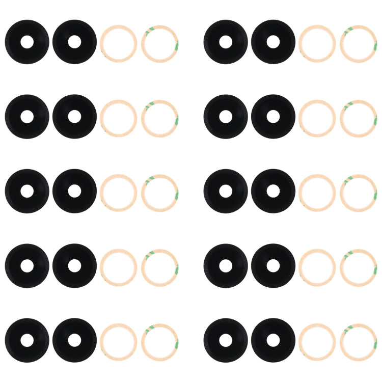 For vivo Y22 10pcs Back Camera Lens - Camera Parts by PMC TechLife | Online Shopping South Africa | PMC TechLife