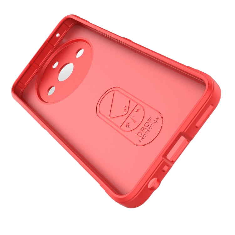 For Realme 11 5G Magic Shield TPU + Flannel Phone Case(Grey) - Realme Cases by PMC TechLife | Online Shopping South Africa | PMC TechLife | Buy Now Pay Later Mobicred