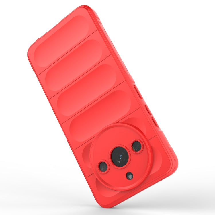 For Realme 11 5G Magic Shield TPU + Flannel Phone Case(Wine Red) - Realme Cases by PMC TechLife | Online Shopping South Africa | PMC TechLife | Buy Now Pay Later Mobicred