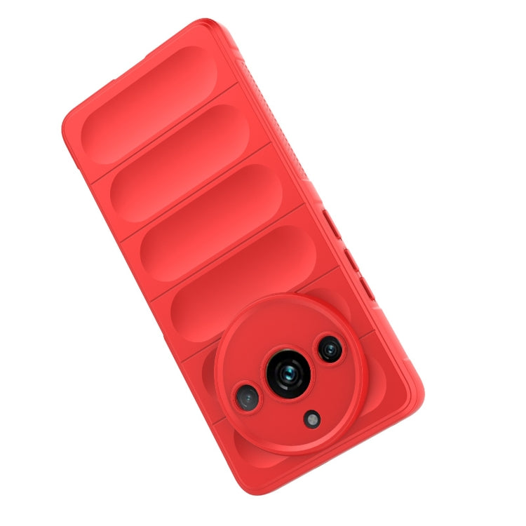 For Realme 11 Pro 5G/11 Pro+ 5G Magic Shield TPU + Flannel Phone Case(Red) - Realme Cases by PMC TechLife | Online Shopping South Africa | PMC TechLife | Buy Now Pay Later Mobicred