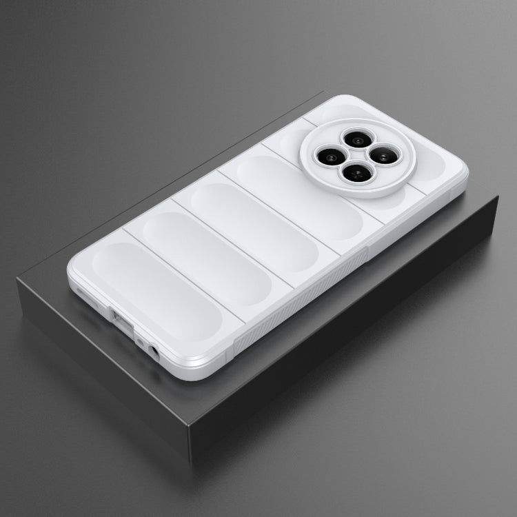 For Realme 12 5G Global Magic Shield TPU + Flannel Phone Case(White) - free shipping - PMC TechLife - Order now!
