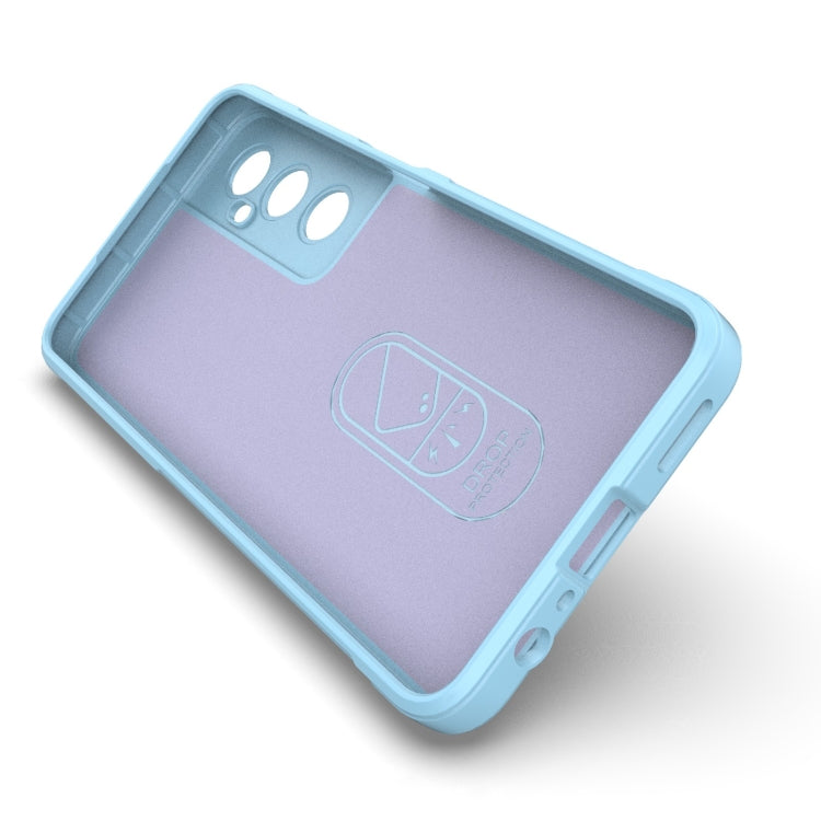 For Realme C65 4G Global Magic Shield TPU + Flannel Phone Case(Dark Green) - Realme Cases by PMC TechLife | Online Shopping South Africa | PMC TechLife | Buy Now Pay Later Mobicred