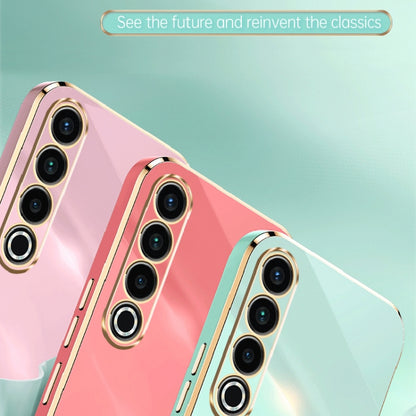 For Meizu 20 Pro 5G XINLI Straight Edge 6D Electroplate TPU Phone Case(Mint Green) - Meizu by XINLI | Online Shopping South Africa | PMC Jewellery | Buy Now Pay Later Mobicred