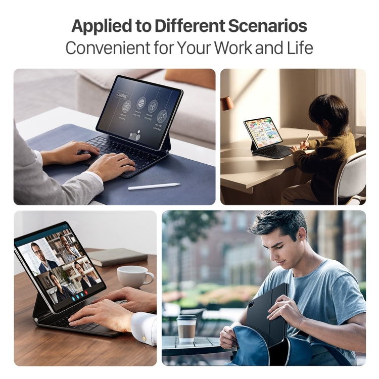 DUX DUCIS MK Series Floating Magnetic Keyboard Tablet Leather Case For iPad Pro 12.9 2021 - free shipping - PMC TechLife - Order now!