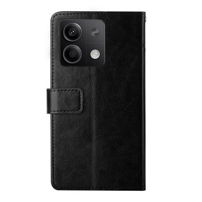 For Xiaomi Redmi Note 13 Pro 4G Global Y-shaped Pattern Flip Leather Phone Case(Black) - Note 13 Pro Cases by PMC Jewellery | Online Shopping South Africa | PMC Jewellery | Buy Now Pay Later Mobicred