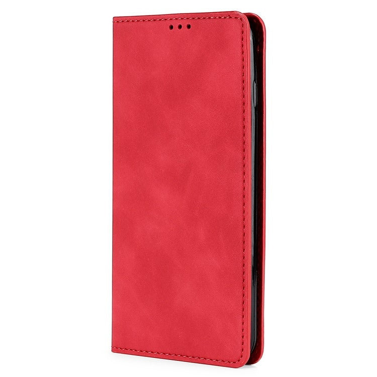 For Xiaomi 14 Skin Feel Magnetic Leather Phone Case(Red) - 14 Cases by PMC Jewellery | Online Shopping South Africa | PMC Jewellery | Buy Now Pay Later Mobicred