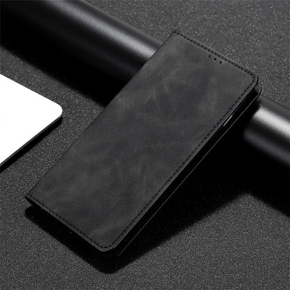 For Huawei Pura 70 Ultra Skin Feel Magnetic Leather Phone Case(Black) - Huawei Cases by PMC Jewellery | Online Shopping South Africa | PMC Jewellery | Buy Now Pay Later Mobicred