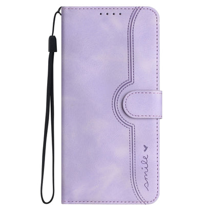 For Xiaomi Redmi K70 Heart Pattern Skin Feel Leather Phone Case(Purple) - K70 Cases by PMC Jewellery | Online Shopping South Africa | PMC Jewellery | Buy Now Pay Later Mobicred