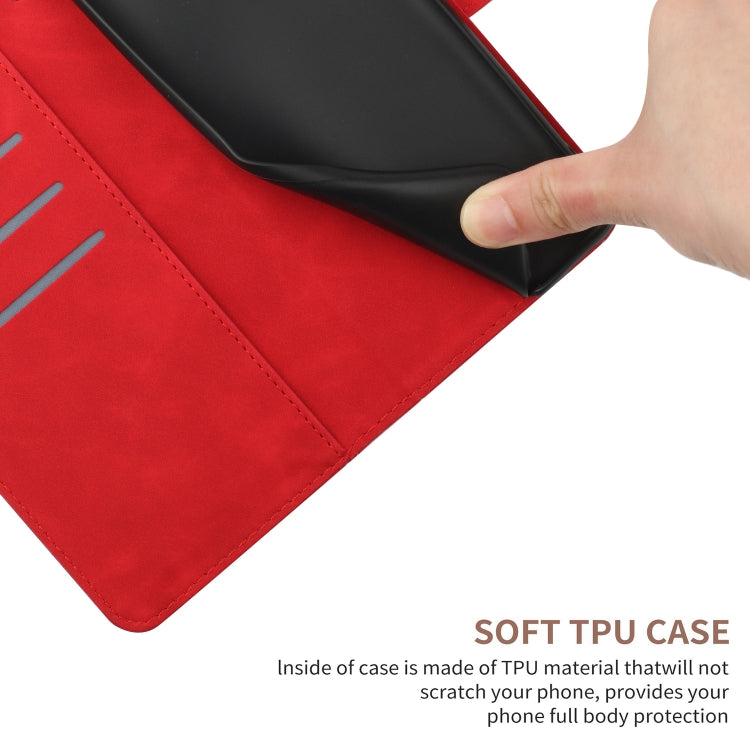 For Motorola Moto G85 5G Stitching Embossed Leather Phone Case(Red) - free shipping - PMC TechLife - Order now!