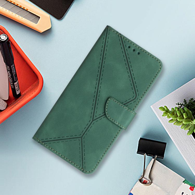 For Motorola Moto G86 5G Stitching Embossed Leather Phone Case(Green) - free shipping - PMC TechLife - Order now!
