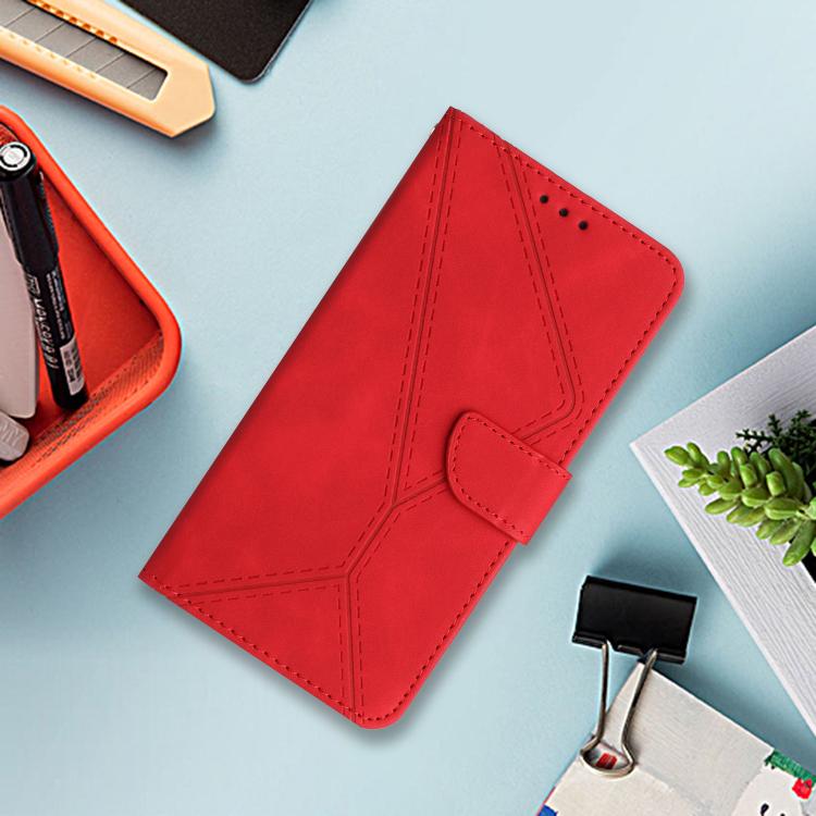 For Motorola Edge 60 Pro Stitching Embossed Leather Phone Case(Red) - free shipping - PMC TechLife - Order now!