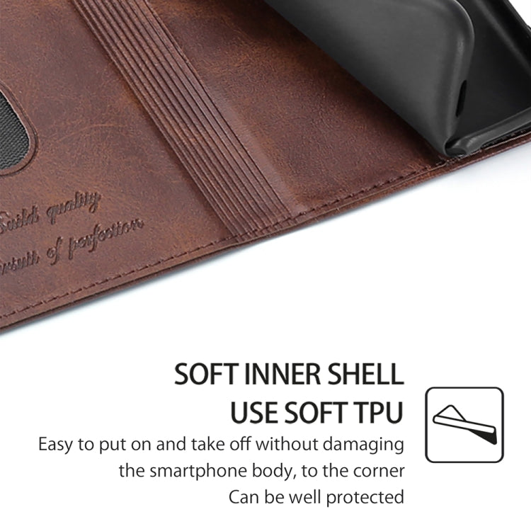 For Huawei Pura 70 Pro / 70 Pro+ 5G Cow Texture Magnetic Leather Phone Case(Dark Brown) - Huawei Cases by PMC Jewellery | Online Shopping South Africa | PMC Jewellery | Buy Now Pay Later Mobicred