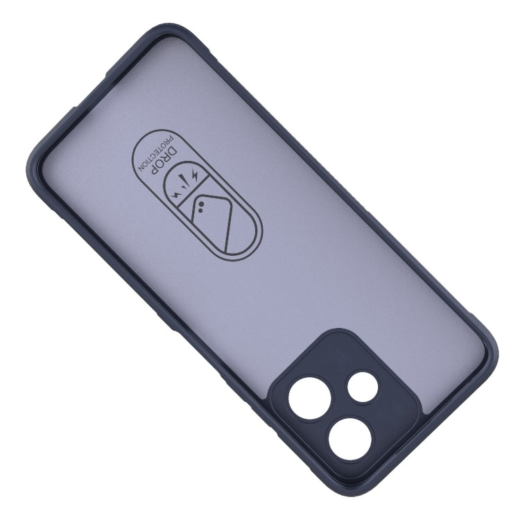 For Xiaomi Redmi 12 5G Magic Shield TPU + Flannel Phone Case(Purple) - Xiaomi Cases by PMC TechLife | Online Shopping South Africa | PMC TechLife | Buy Now Pay Later Mobicred