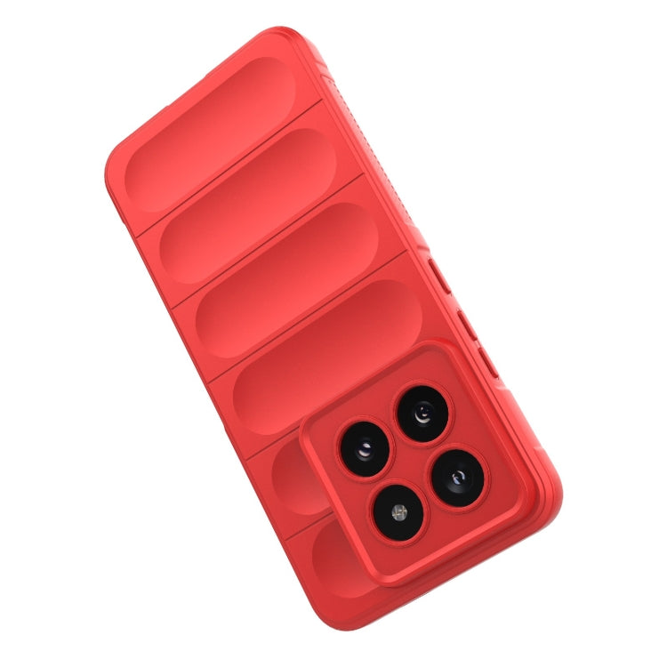 For Xiaomi 14 Pro 5G Magic Shield TPU + Flannel Phone Case(Dark Green) - 14 Pro Cases by PMC TechLife | Online Shopping South Africa | PMC TechLife | Buy Now Pay Later Mobicred