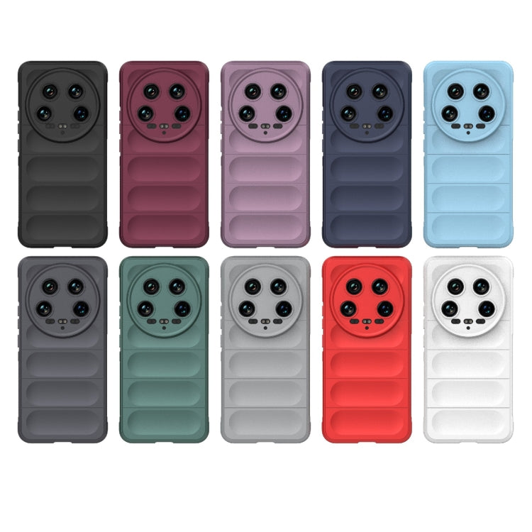 For Xiaomi 14 Ultra Magic Shield TPU + Flannel Phone Case(White) - 14 Ultra Cases by PMC TechLife | Online Shopping South Africa | PMC TechLife | Buy Now Pay Later Mobicred