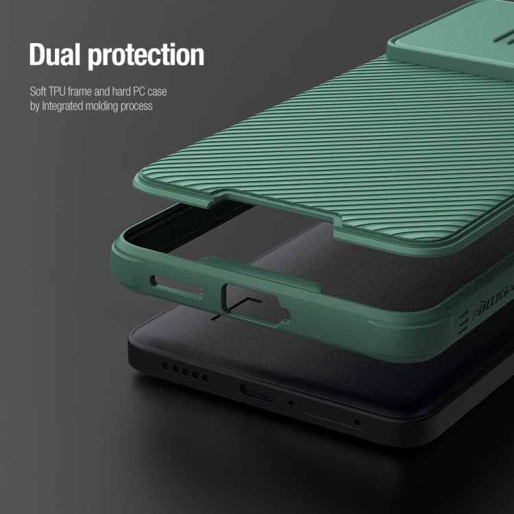 For Xiaomi Redmi Turbo 3 NILLKIN CamShield Pro PC Phone Case(Green) - Xiaomi Cases by NILLKIN | Online Shopping South Africa | PMC Jewellery | Buy Now Pay Later Mobicred
