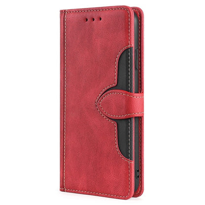 For Huawei Pura 70 5G Skin Feel Magnetic Buckle Leather Phone Case(Red) - Huawei Cases by PMC Jewellery | Online Shopping South Africa | PMC Jewellery | Buy Now Pay Later Mobicred