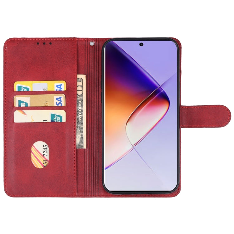 For Infinix Note 40 Pro 4G Leather Phone Case(Red) - Infinix Cases by PMC Jewellery | Online Shopping South Africa | PMC Jewellery | Buy Now Pay Later Mobicred