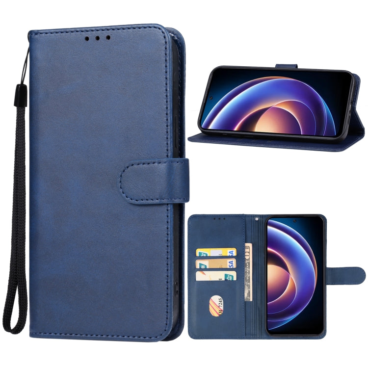 For Xiaomi Redmi Note 12R Leather Phone Case(Blue) - Xiaomi Cases by PMC Jewellery | Online Shopping South Africa | PMC Jewellery | Buy Now Pay Later Mobicred