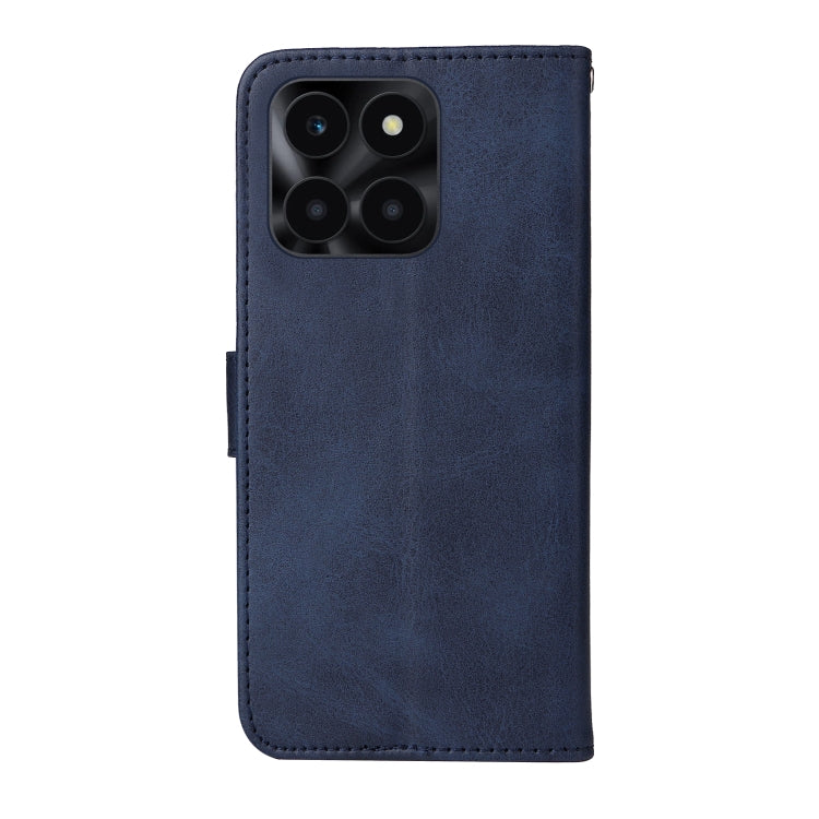 For Honor X6a Classic Calf Texture Flip Leather Phone Case(Blue) - Honor Cases by PMC TechLife | Online Shopping South Africa | PMC TechLife