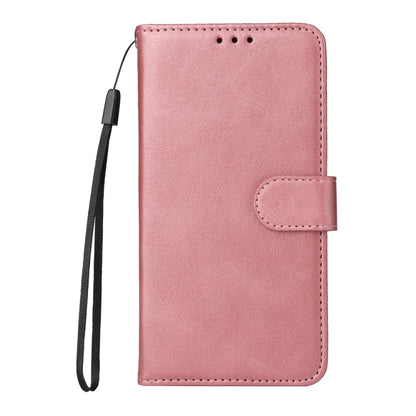 For Honor Magic6 Pro Classic Calf Texture Flip Leather Phone Case(Rose Gold) - Honor Cases by PMC Jewellery | Online Shopping South Africa | PMC Jewellery | Buy Now Pay Later Mobicred