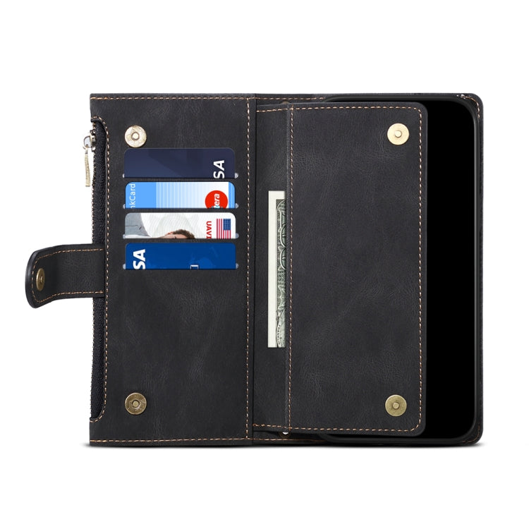 For Google Pixel 7a ESEBLE Retro Frosted RFID Flip Leather Phone Case(Black) - Google Cases by ESEBLE | Online Shopping South Africa | PMC TechLife | Buy Now Pay Later Mobicred