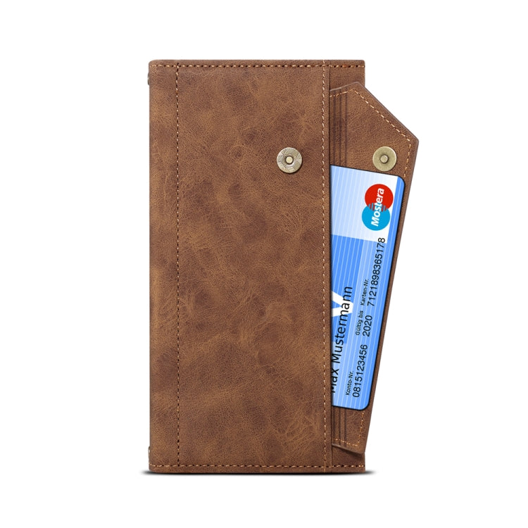 For Google Pixel 7a ESEBLE Retro Frosted RFID Flip Leather Phone Case(Brown) - Google Cases by ESEBLE | Online Shopping South Africa | PMC TechLife | Buy Now Pay Later Mobicred
