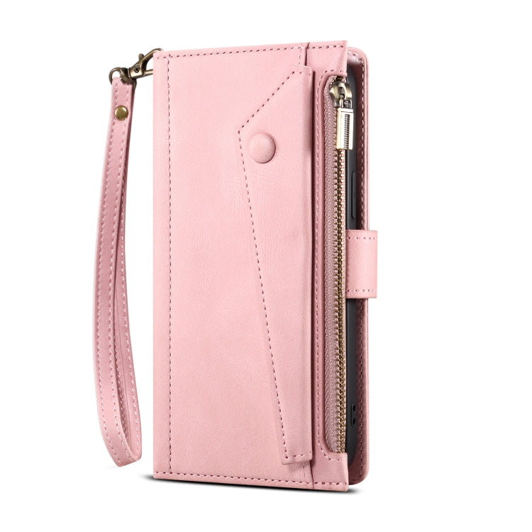 For Google Pixel 8 Pro ESEBLE Retro Frosted RFID Flip Leather Phone Case(Rose Gold) - Google Cases by ESEBLE | Online Shopping South Africa | PMC TechLife | Buy Now Pay Later Mobicred