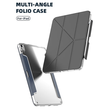 For iPad Air 11 2024 Mutural Deformation Stand Smart Leather Tablet Case(Black) - iPad Air 11 2024 Cases by Mutural | Online Shopping South Africa | PMC Jewellery | Buy Now Pay Later Mobicred