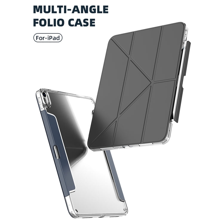 For iPad 2025 / 2022 Mutural Deformation Stand Smart Leather Tablet Case(Grey) - free shipping - PMc TechLife - Order now!