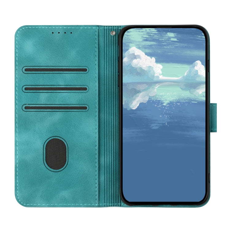 For Xiaomi 14 Pro Line Pattern Skin Feel Leather Phone Case(Light Blue) - 14 Pro Cases by PMC TechLife | Online Shopping South Africa | PMC TechLife | Buy Now Pay Later Mobicred