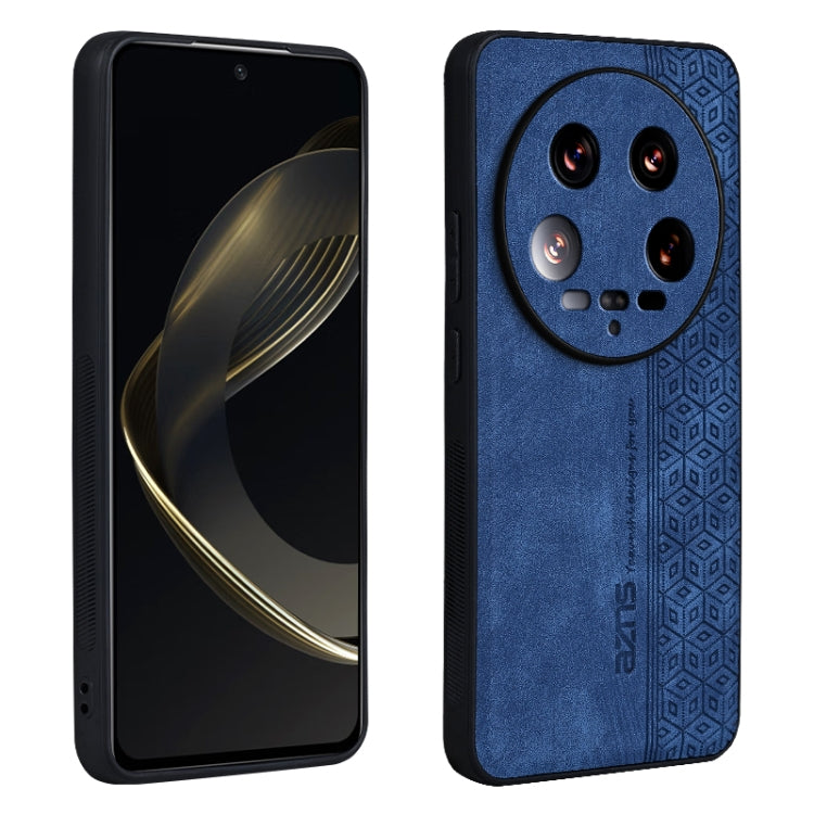 For Xiaomi 14 Ultra AZNS 3D Embossed Skin Feel Phone Case(Black) - free shipping - PMC Jewellery - Order now!