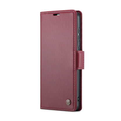 For Samsung Galaxy S20 CaseMe 023 Butterfly Buckle Litchi Texture RFID Anti-theft Leather Phone Case(Wine Red) - Galaxy Phone Cases by CaseMe | Online Shopping South Africa | PMC Jewellery | Buy Now Pay Later Mobicred