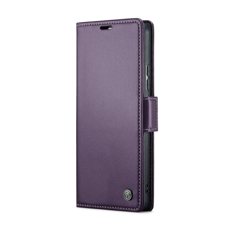 For Samsung Galaxy A54 5G CaseMe 023 Butterfly Buckle Litchi Texture RFID Anti-theft Leather Phone Case(Pearly Purple) - Galaxy Phone Cases by CaseMe | Online Shopping South Africa | PMC Jewellery | Buy Now Pay Later Mobicred