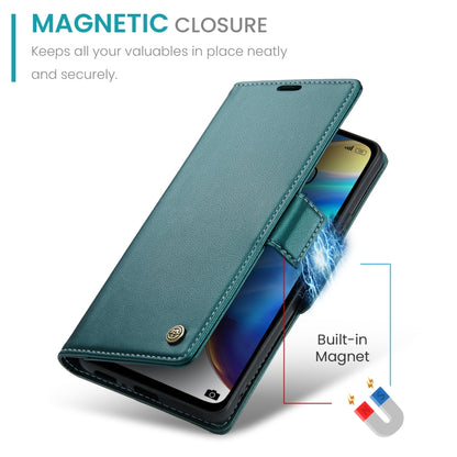 For Xiaomi Mi 10T 5G／10T Pro 5G CaseMe 023 Butterfly Buckle Litchi Texture RFID Anti-theft Leather Phone Case(Pearly Blue) - Xiaomi Cases by CaseMe | Online Shopping South Africa | PMC Jewellery | Buy Now Pay Later Mobicred