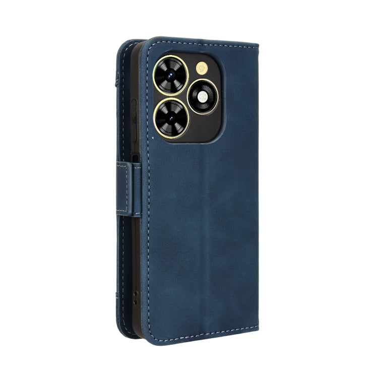 For Tecno Spark Go 2024 / Spark 20C Skin Feel Calf Texture Card Slots Leather Phone Case(Blue) - Tecno Cases by PMC Jewellery | Online Shopping South Africa | PMC Jewellery | Buy Now Pay Later Mobicred