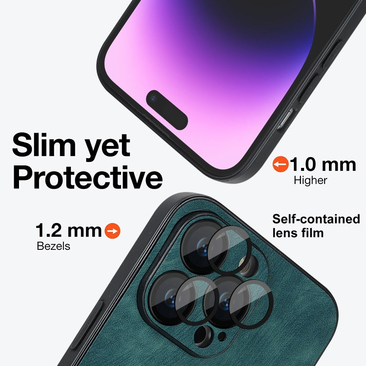 For iPhone 11 Pro Max Skin Feel Leather MagSafe Magnetic Phone Case(Green) - iPhone 11 Pro Max Cases by PMC TechLife | Online Shopping South Africa | PMC TechLife