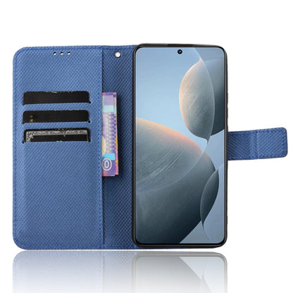 For Xiaomi Redmi K70 / K70 Pro Diamond Texture Leather Phone Case(Blue) - K70 Pro Cases by PMC Jewellery | Online Shopping South Africa | PMC Jewellery | Buy Now Pay Later Mobicred