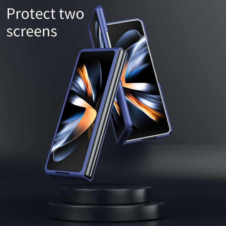 For Samsung Galaxy Z Fold5 Skin Feel Shockproof PC Fold Protective Phone Case(Green) - Galaxy Z Fold5 Cases by PMC TechLife | Online Shopping South Africa | PMC TechLife