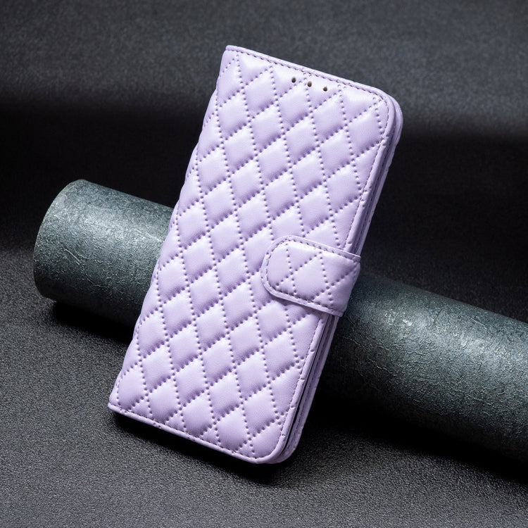 For Google Pixel 9 Pro Diamond Lattice Wallet Leather Flip Phone Case(Purple) - Google Cases by PMC TechLife | Online Shopping South Africa | PMC TechLife | Buy Now Pay Later Mobicred