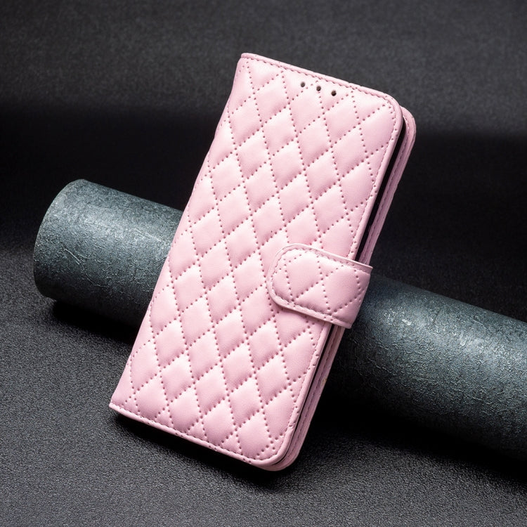 For Google Pixel 9 Pro Diamond Lattice Wallet Leather Flip Phone Case(Pink) - free shipping - PMC TechLife - Order now!