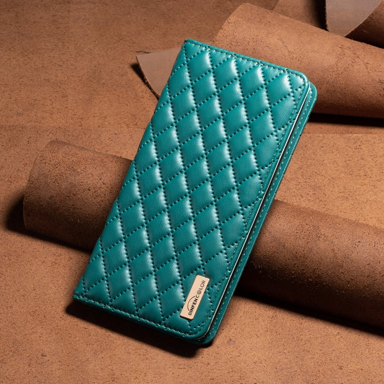 For Xiaomi Redmi K70 / K70 Pro Diamond Lattice Magnetic Leather Flip Phone Case(Green) - K70 Pro Cases by PMC Jewellery | Online Shopping South Africa | PMC Jewellery | Buy Now Pay Later Mobicred