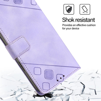 For Xiaomi Redmi K70 / K70 Pro Skin Feel Embossed Leather Phone Case(Light Purple) - K70 Cases by PMC Jewellery | Online Shopping South Africa | PMC Jewellery | Buy Now Pay Later Mobicred