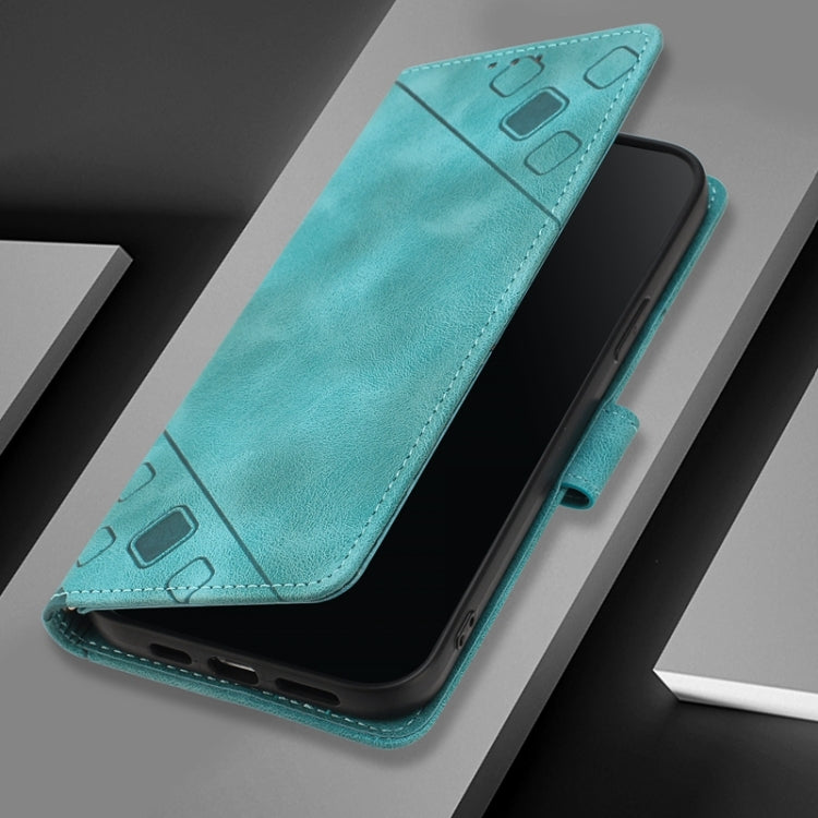 For Xiaomi Redmi K70 / K70 Pro Skin Feel Embossed Leather Phone Case(Green) - K70 Cases by PMC Jewellery | Online Shopping South Africa | PMC Jewellery | Buy Now Pay Later Mobicred